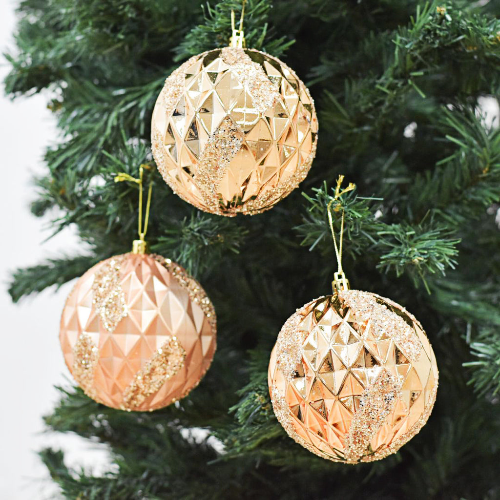 Bolas Navideñas set x6 10 cm – Ref. AZ160