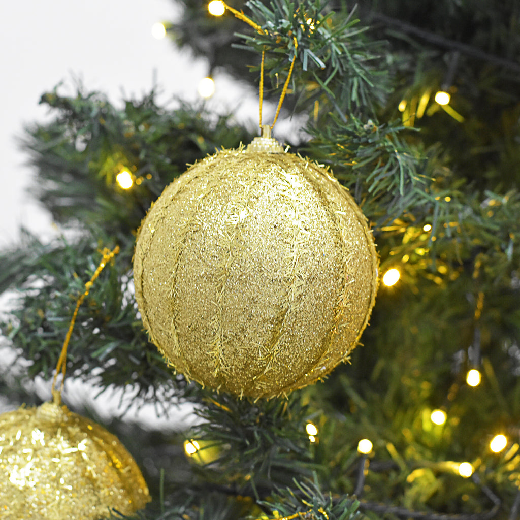 Bolas Navideñas set x6 10 cm – Ref. AZ068 (vista 2)