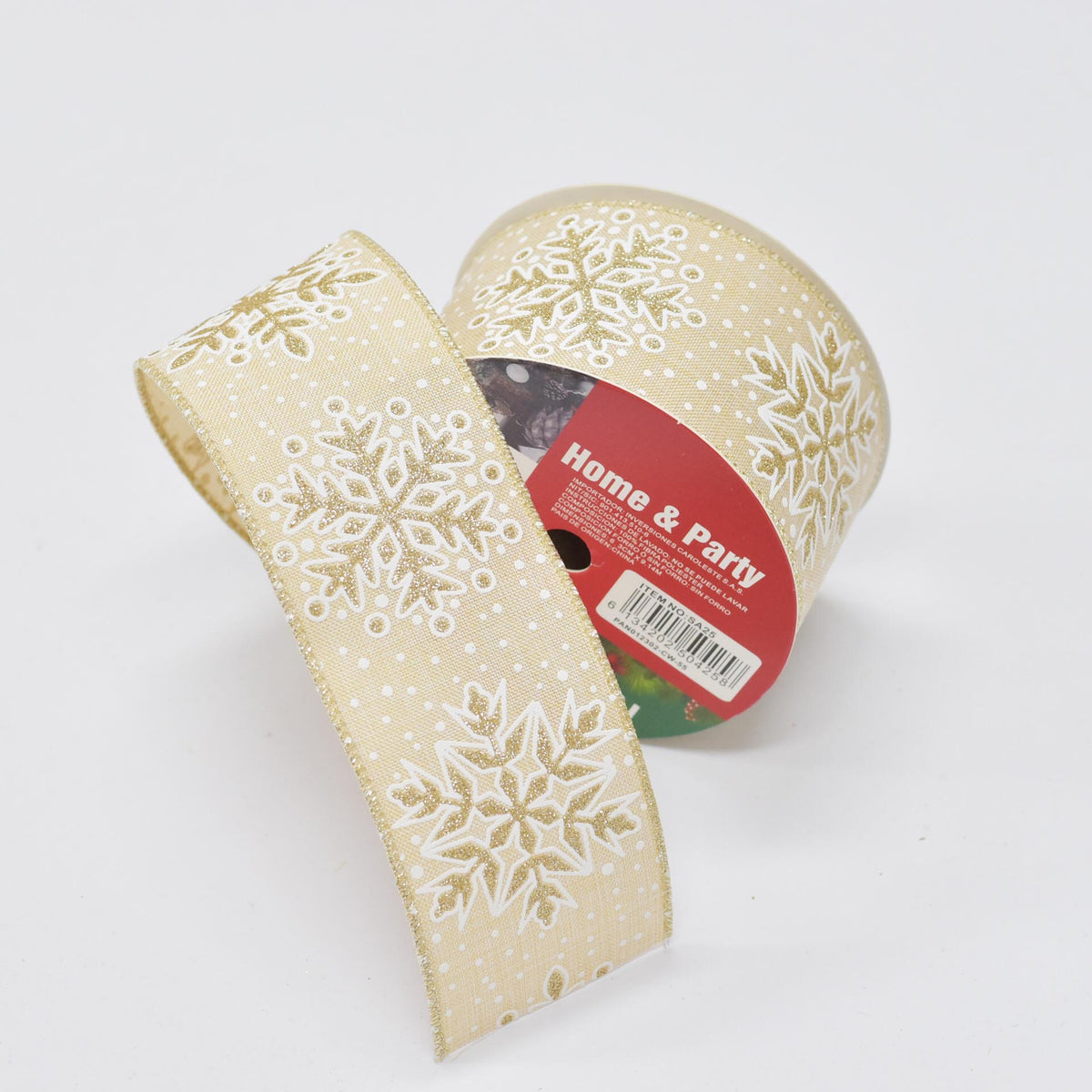 Cinta Navideña Decorativa 9 m x 6 cm – Ref. SA25