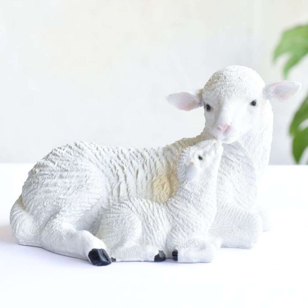 Oveja Decorativa para Pesebre 15x20 cm – Ref. AZ567