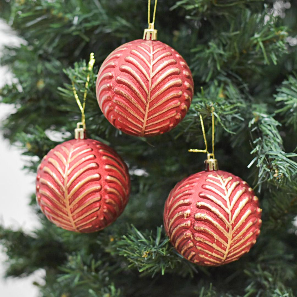 Bolas Navideñas set x6 8 cm – Ref. AZ144