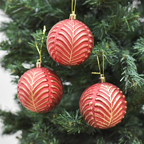 Bolas Navideñas set x6 8 cm – Ref. AZ144
