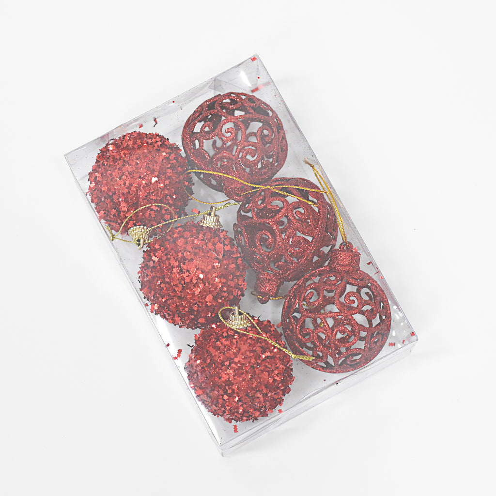 Bolas Navideñas set x6 6 cm – Ref. AZ062 (vista 3)