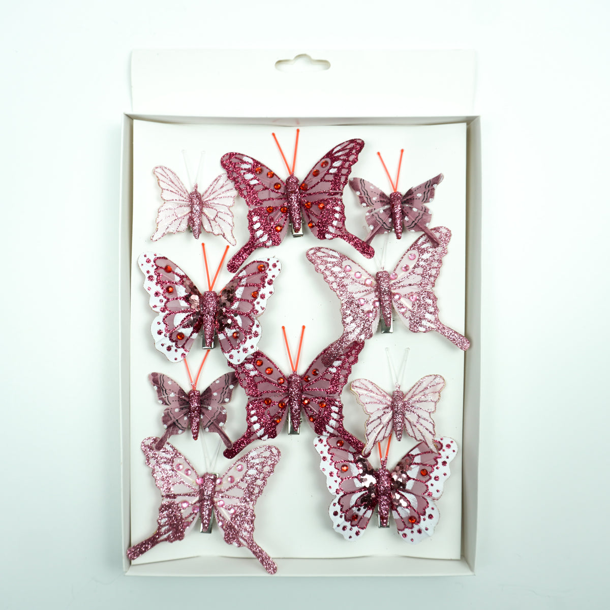 Mariposas Decorativas set x10 8 cm – Ref. A20160 (vista 2)