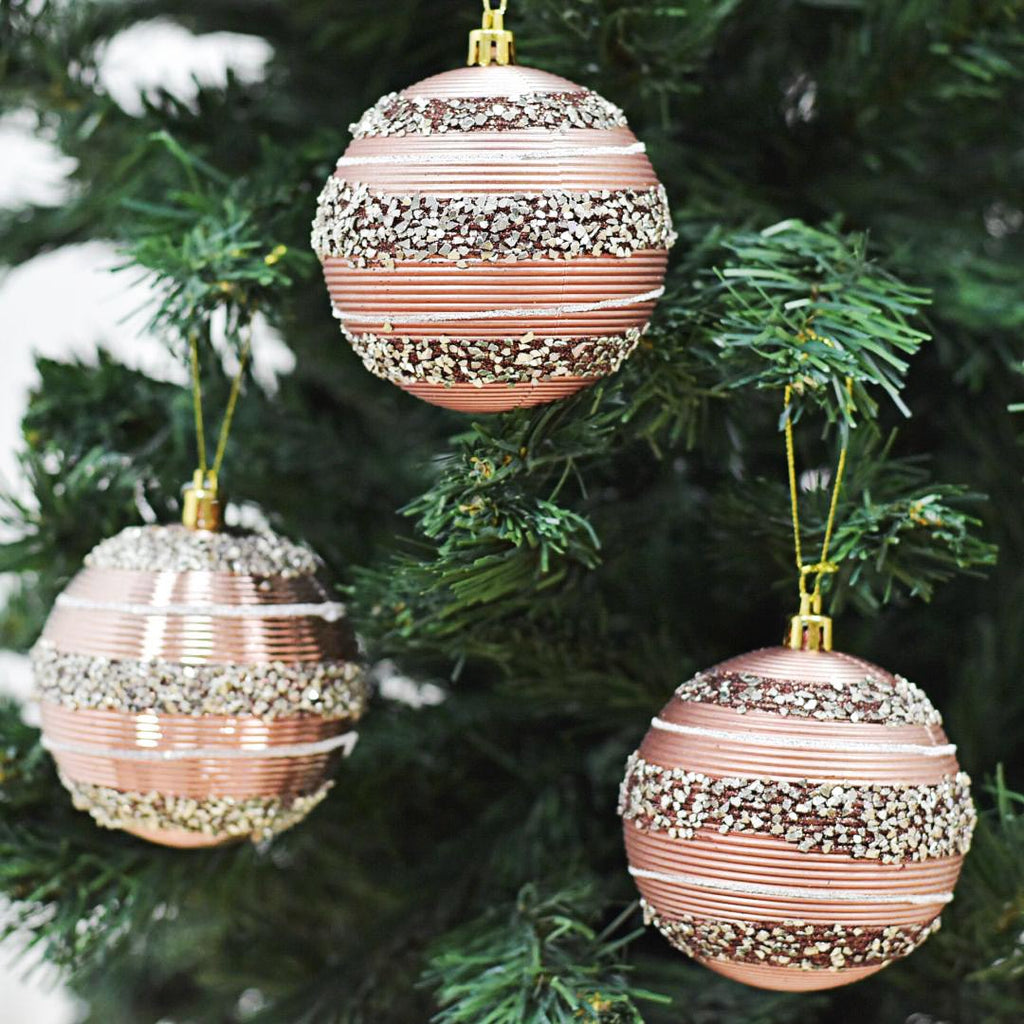 Bolas Navideñas set x6 8 cm – Ref. AZ146