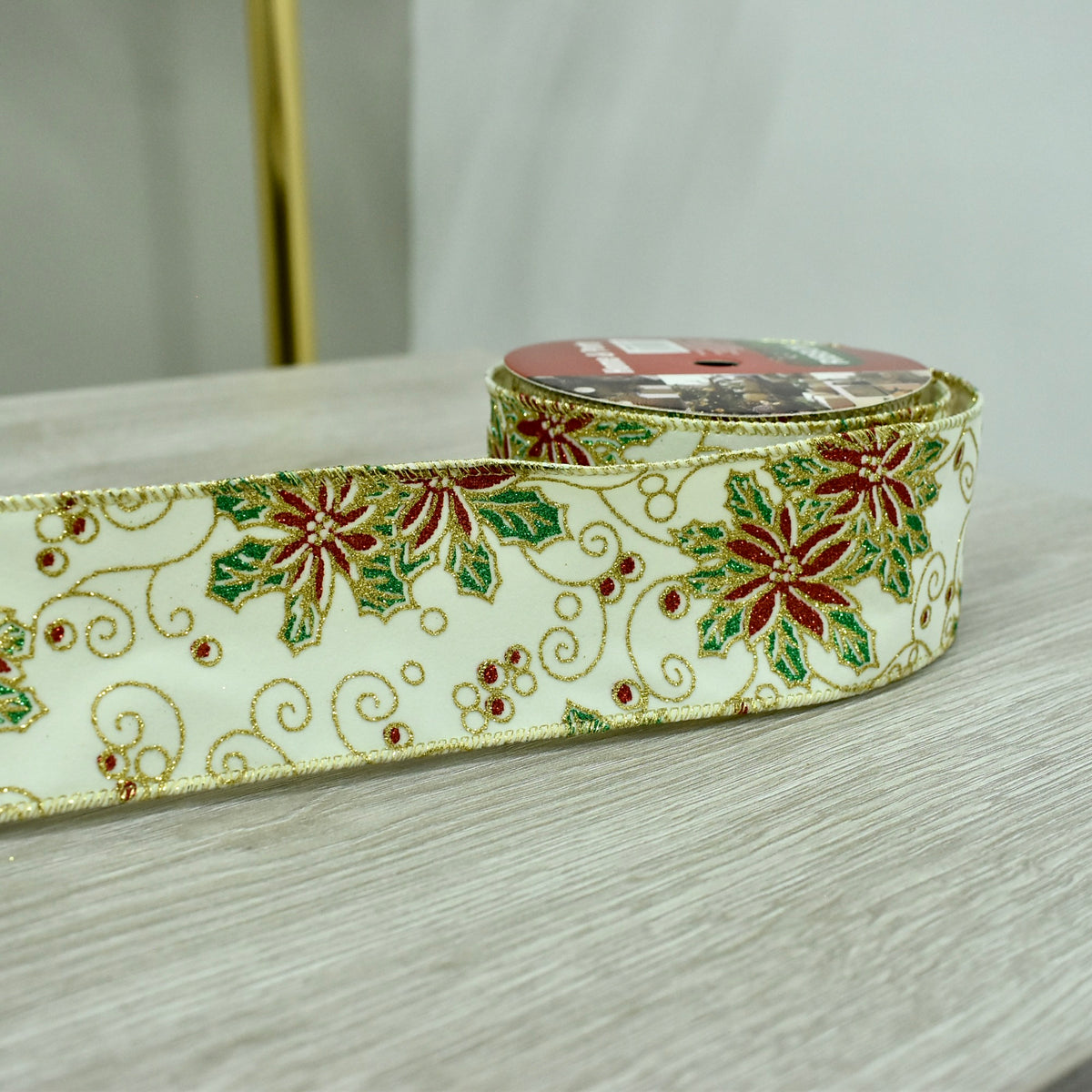 Cinta Navideña Decorativa 9 m x 6 cm – Ref. SF36
