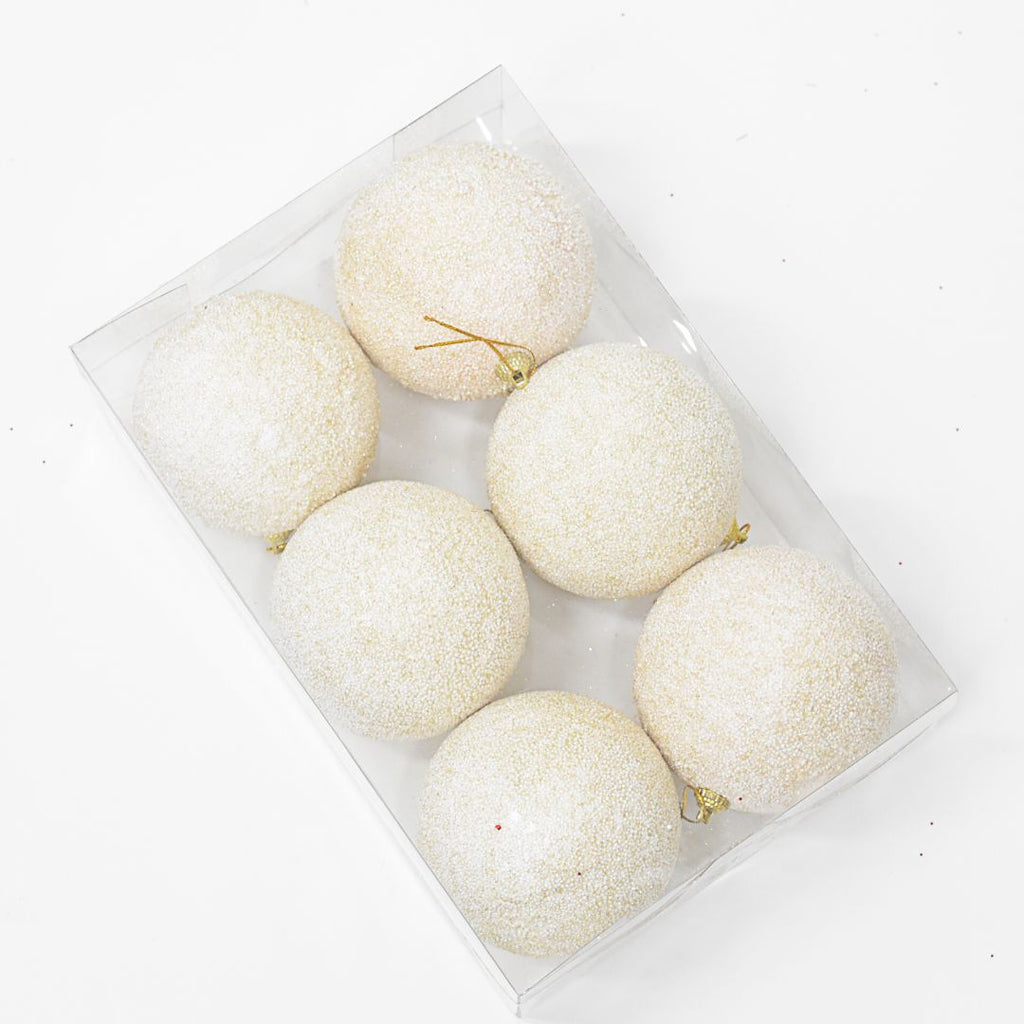 Bolas Navideñas set x6 10 cm – Ref. SA130 (vista 3)