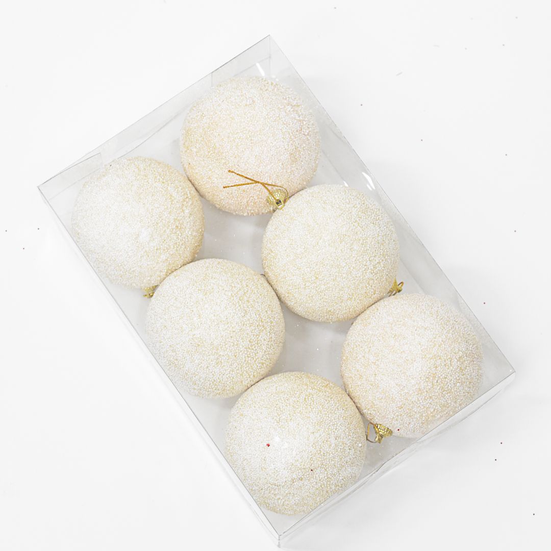 Bolas Navideñas set x6 10 cm – Ref. SA130 (vista 3)
