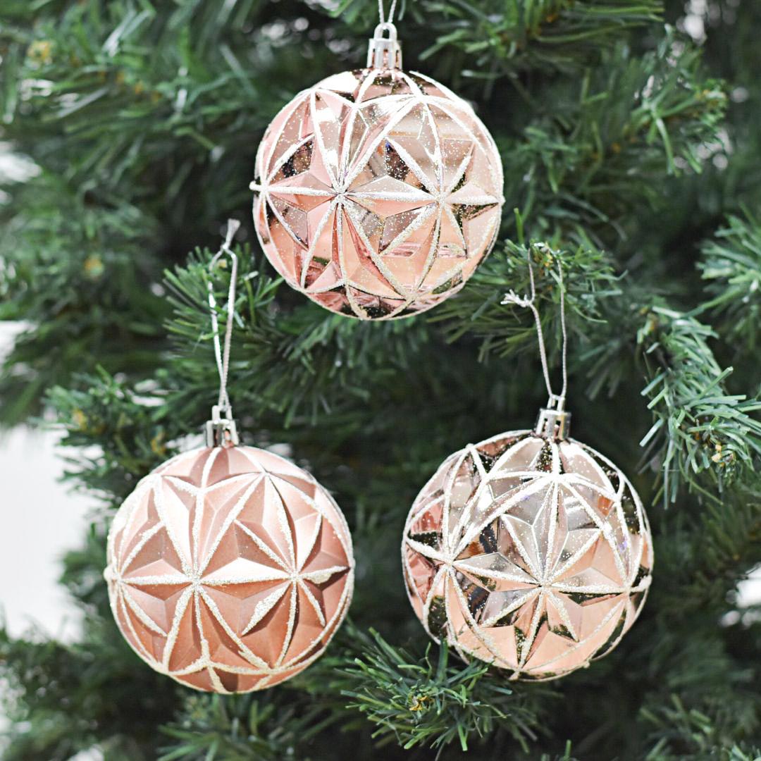 Bolas Navideñas set x6 8 cm – Ref. AZ151