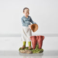 Figura de Aldeano para Pesebre 12x6 cm – Ref. XX9010828