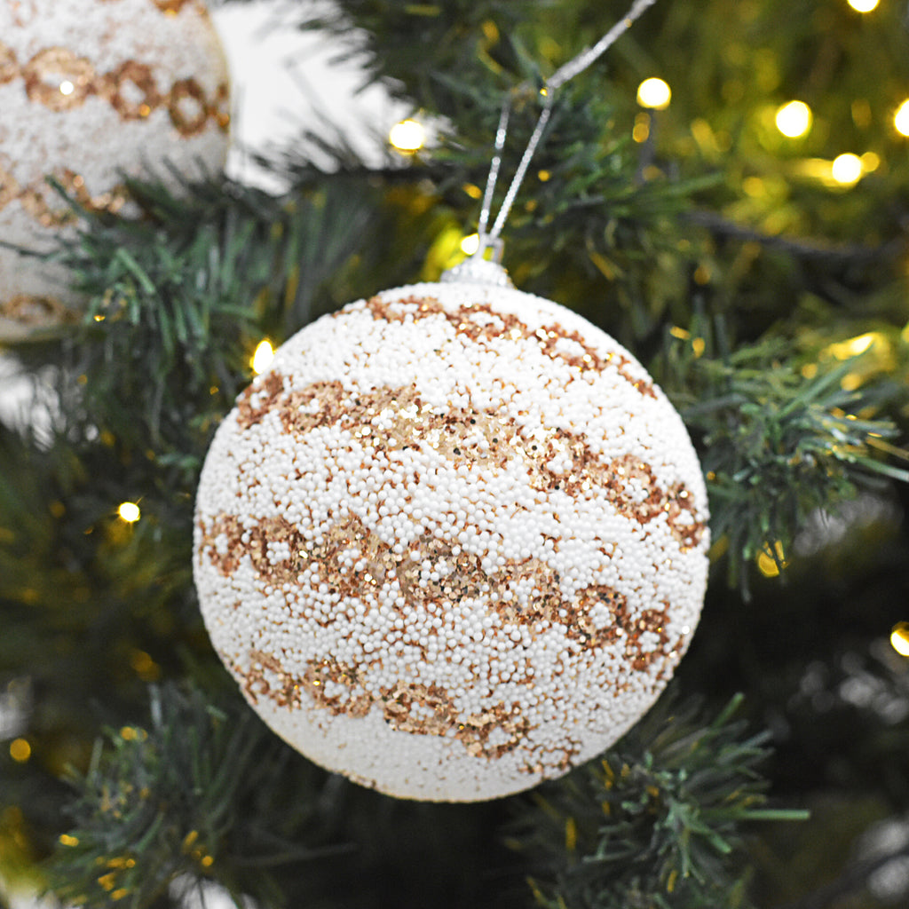Bolas Navideñas set x6 10 cm – Ref. AZ069 (vista 2)