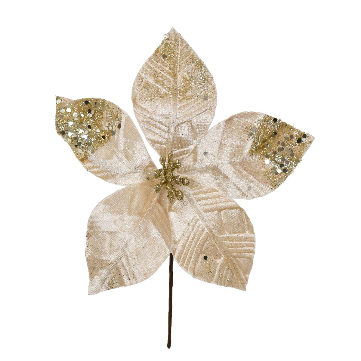 Flor Navideña Artificial 20 cm – Ref. AMX0441861N
