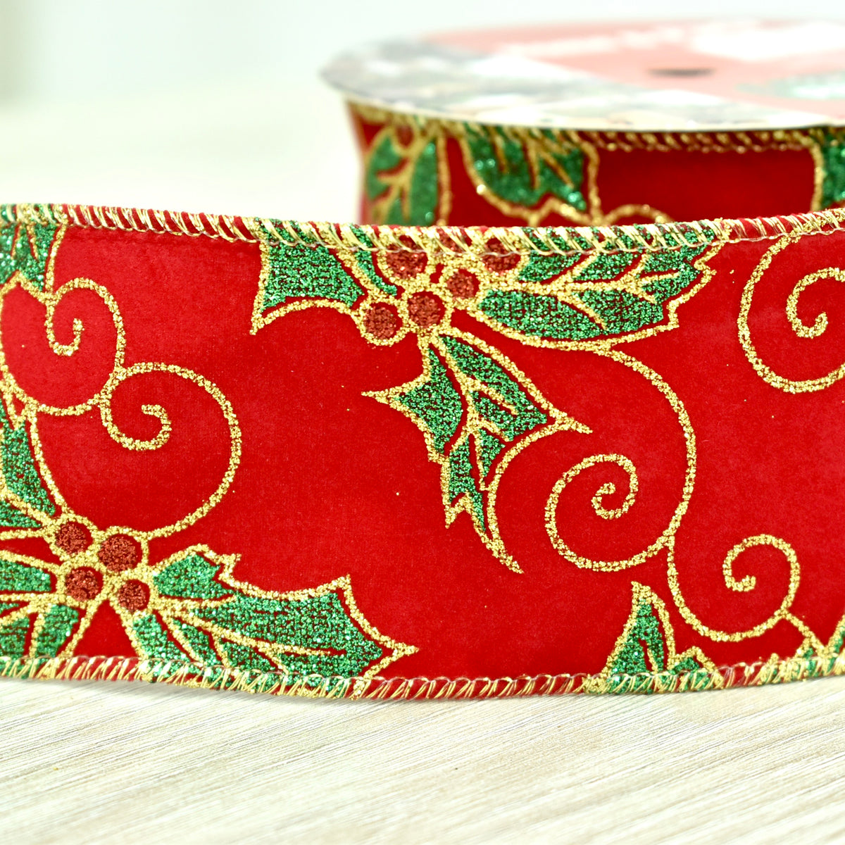 Cinta Navideña Decorativa 9 m x 6 cm – Ref. SF37 (vista 2)