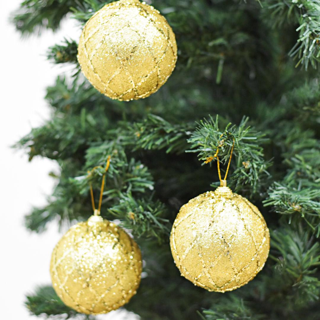 Bolas Navideñas set x6 8 cm – Ref. AZ076