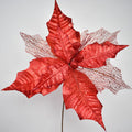 Flor Navideña Artificial 53 cm – Ref. AZ221R