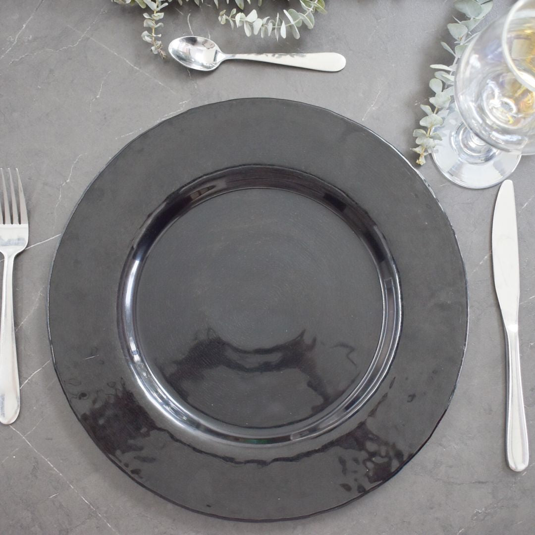 Plato de Vidrio Navideño 33 cm – Ref. AZ414N
