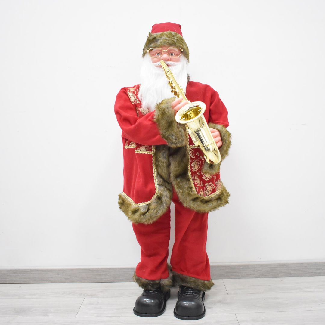 Papá Noel Musical 1.20 m x 40 cm – Ref. SA73