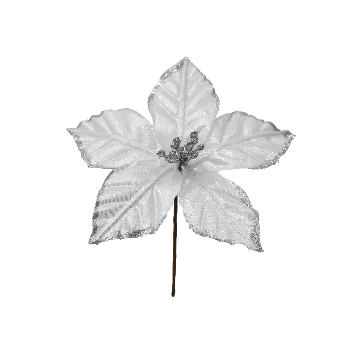 Flor Navideña Artificial 20 cm – Ref. AMX0441880C