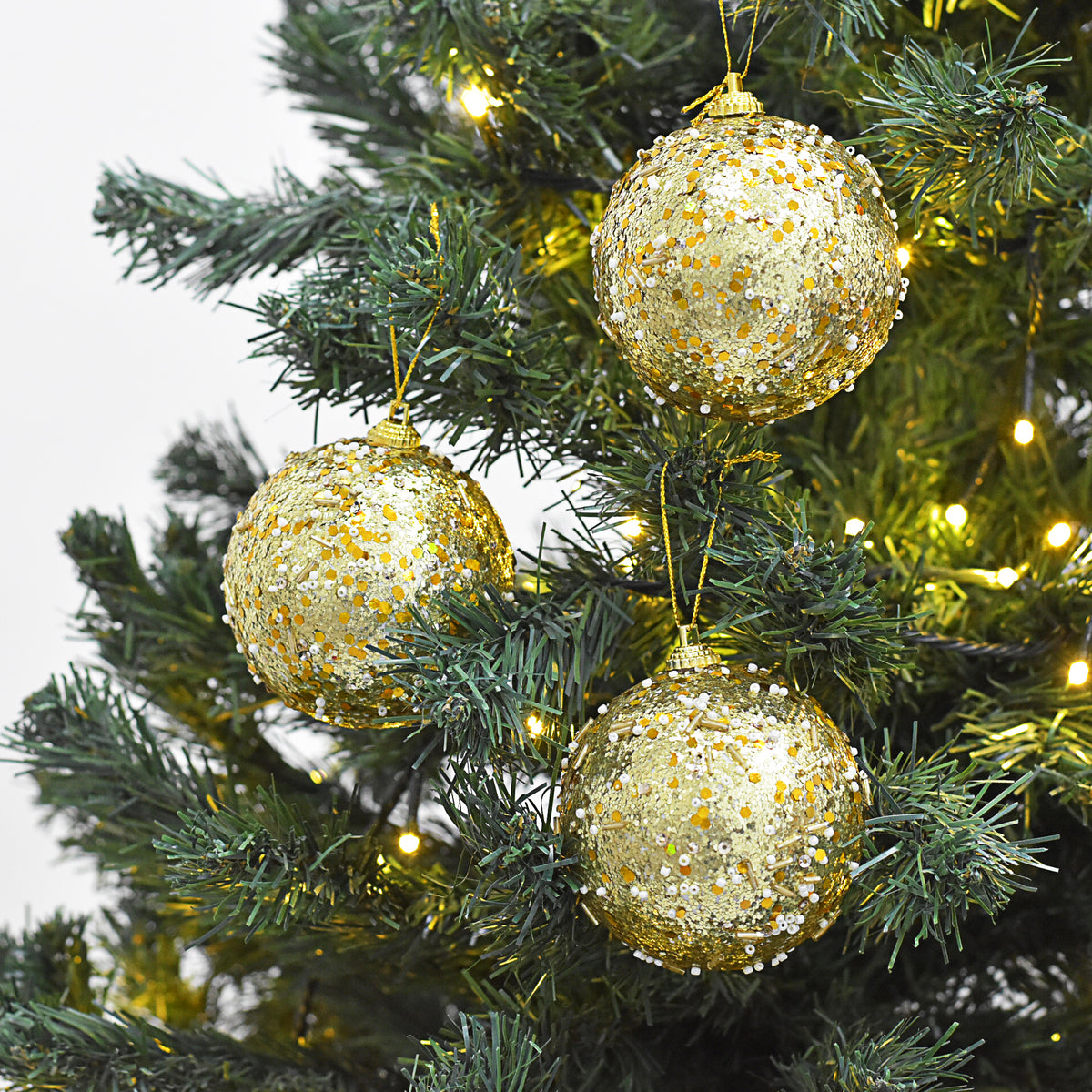 Bolas Navideñas set x6 8 cm – Ref. SA122