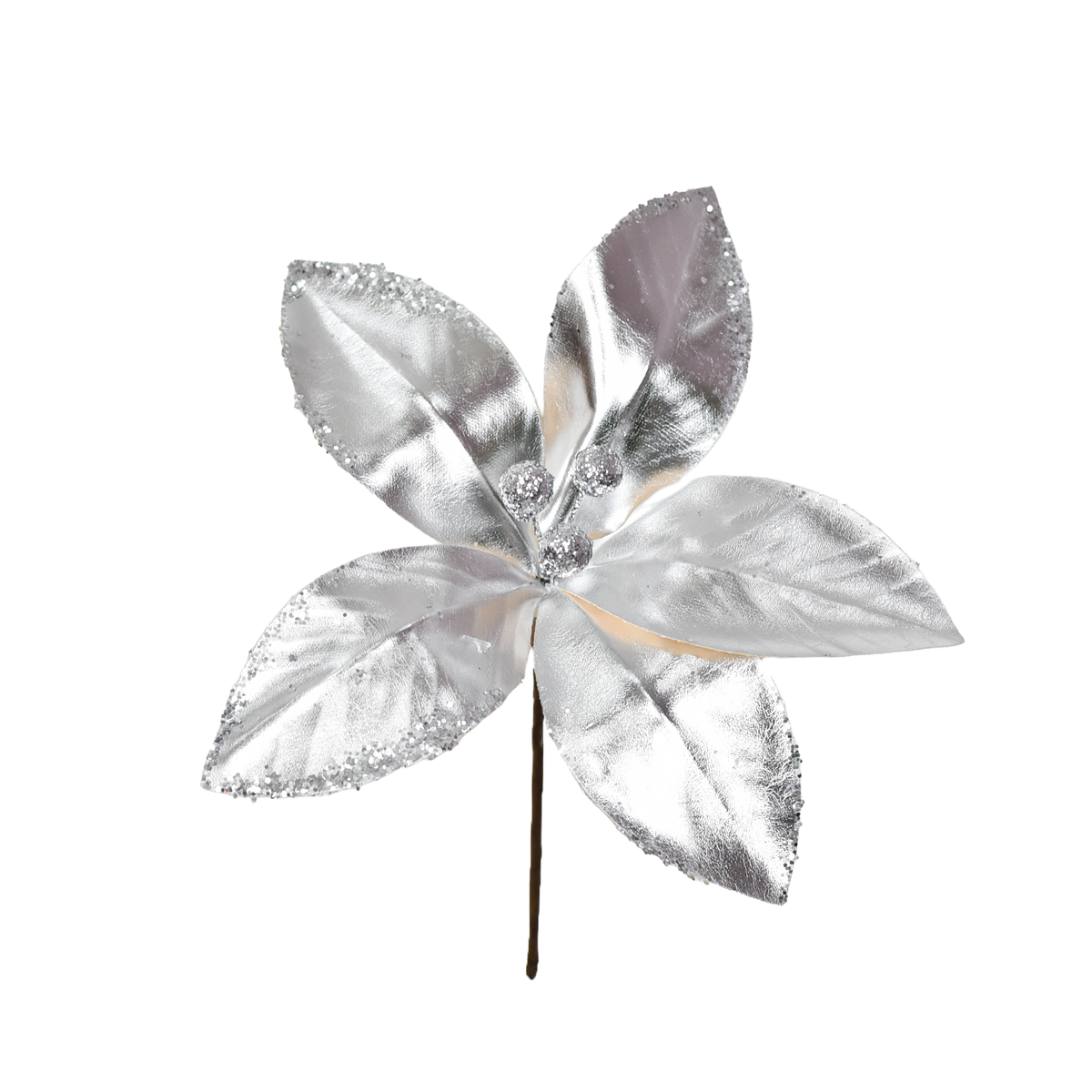 Flor Navideña Artificial 22 cm – Ref. AMX0442182C