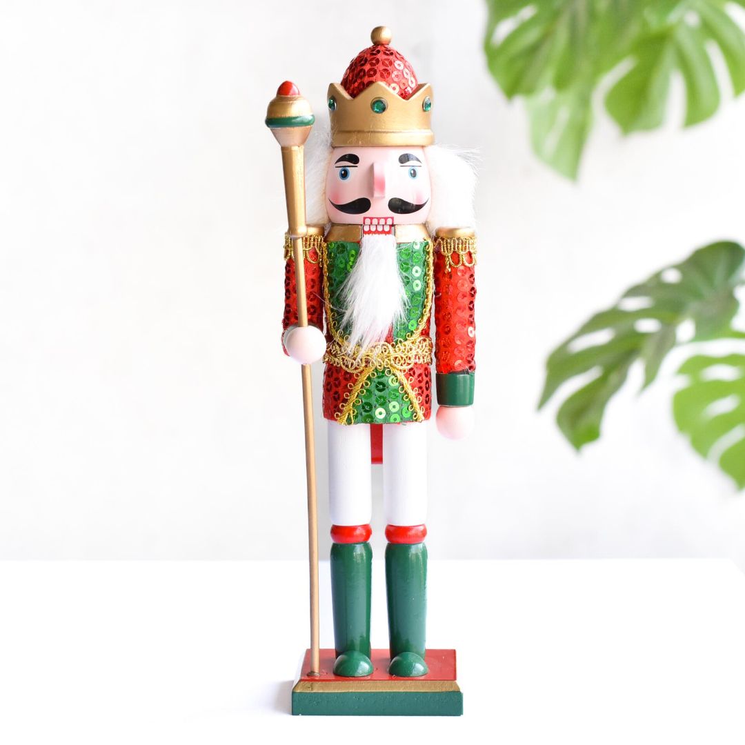 Cascanueces Navideño Decorativo 30x7 cm – Ref. AZ043 (vista 2)