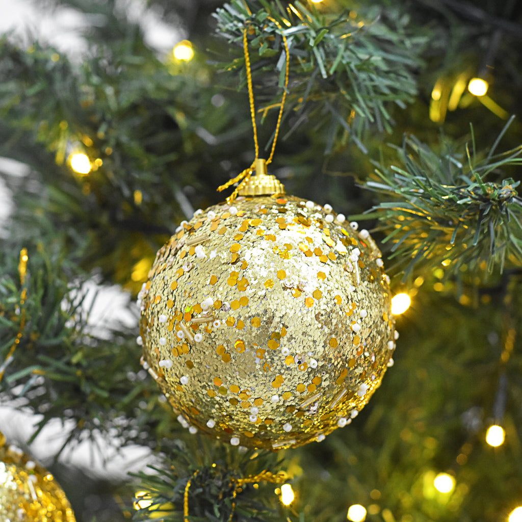 Bolas Navideñas set x6 8 cm – Ref. SA122 (vista 2)