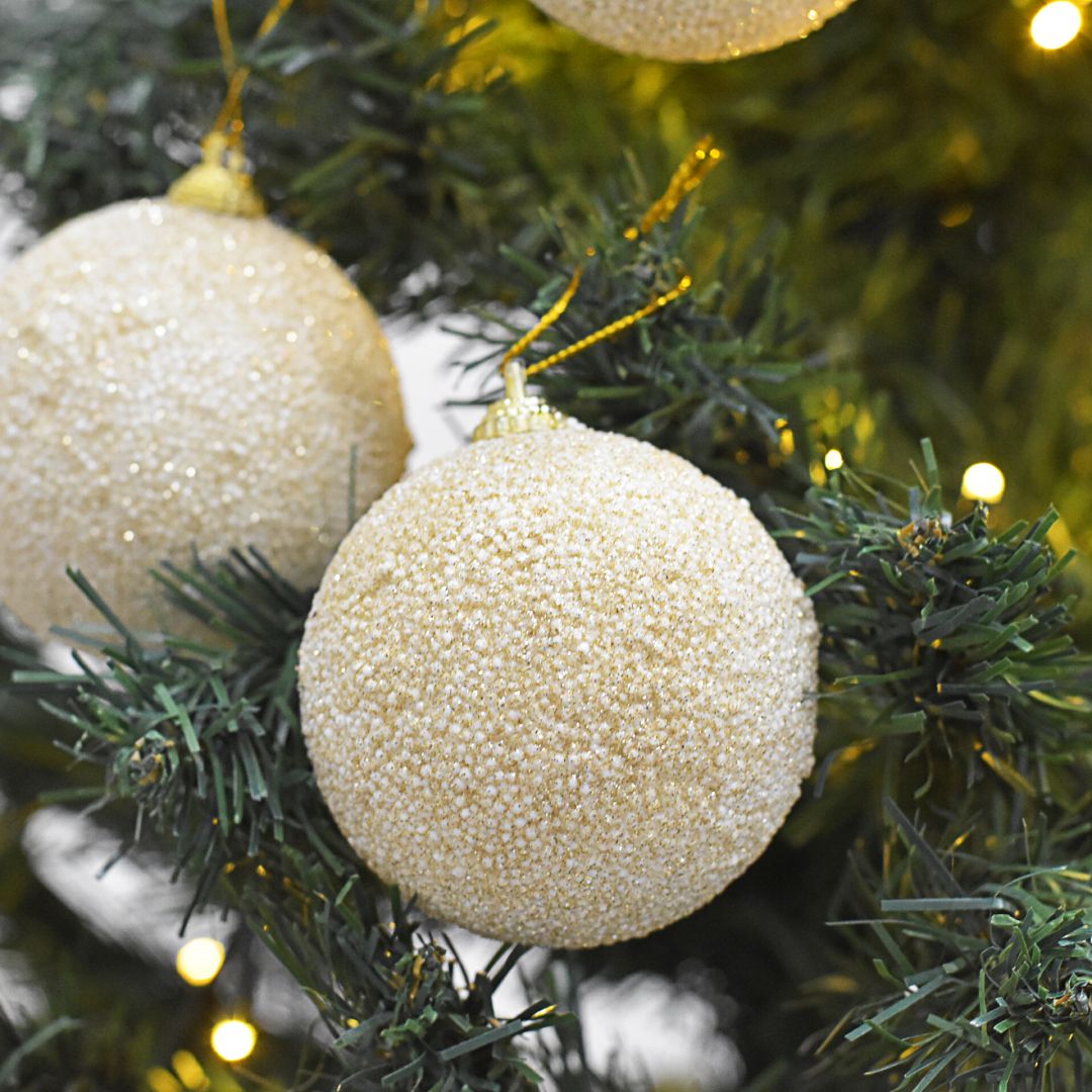 Bolas Navideñas set x6 10 cm – Ref. SA117 (vista 2)