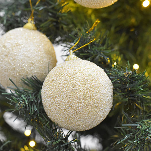 Bolas Navideñas set x6 10 cm – Ref. SA117 (vista 2)