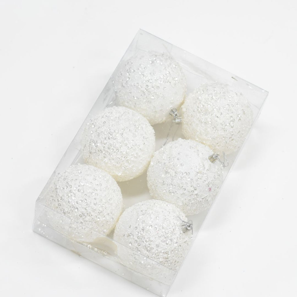 Bolas Navideñas set x6 10 cm – Ref. AZ158 (vista 3)