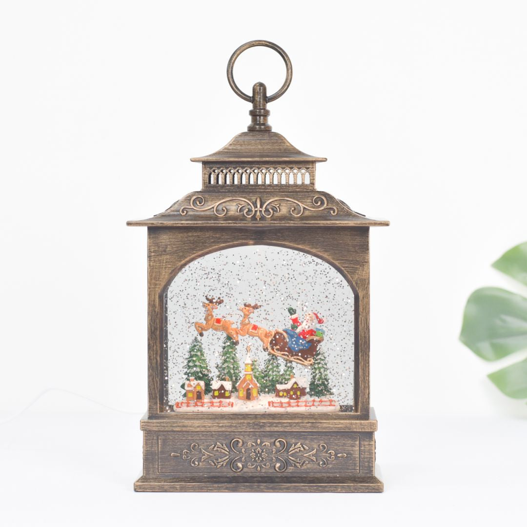 Farol Navideño Decorativo 31x17 cm – Ref. AZ005
