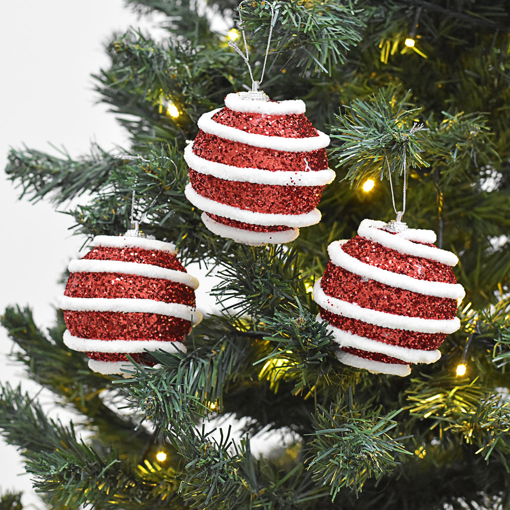 Bolas Navideñas set x6 8 cm – Ref. SA125