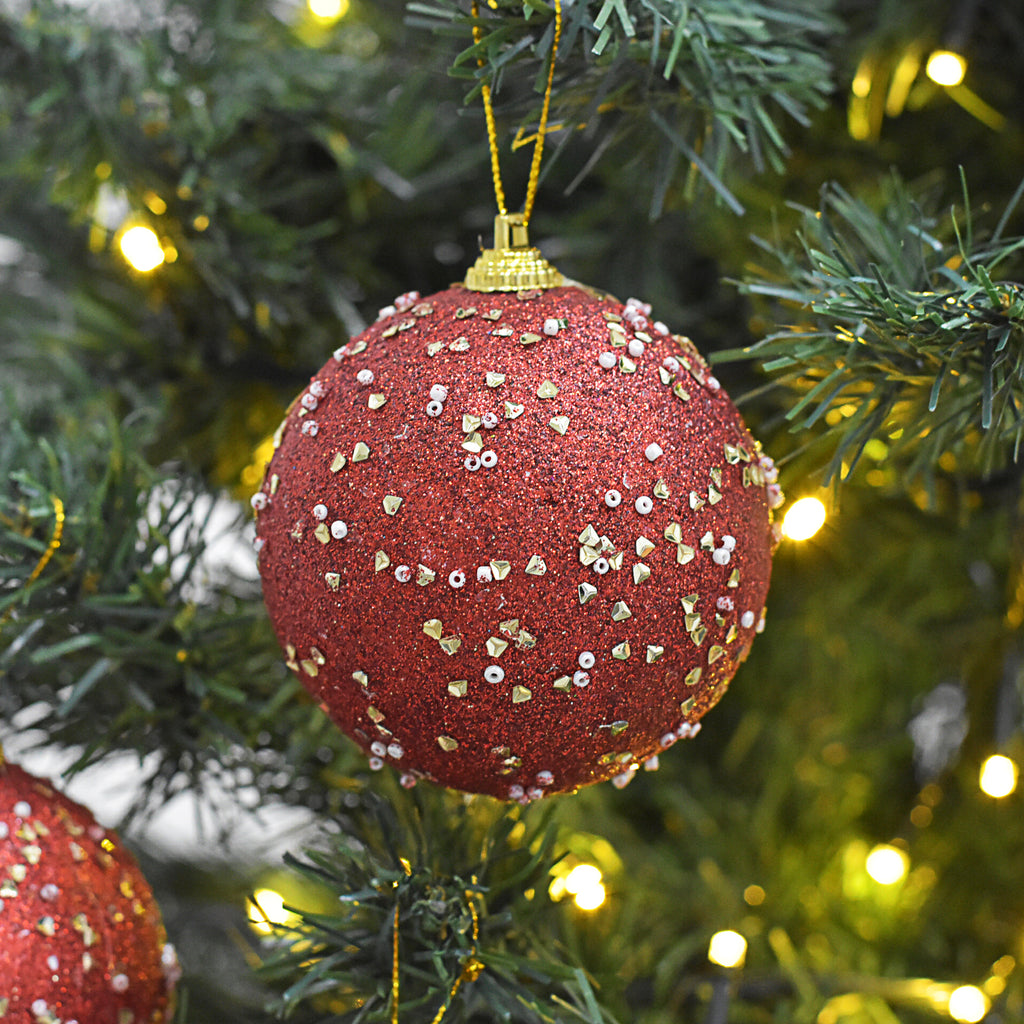 Bolas Navideñas set x6 8 cm – Ref. SA124 (vista 2)