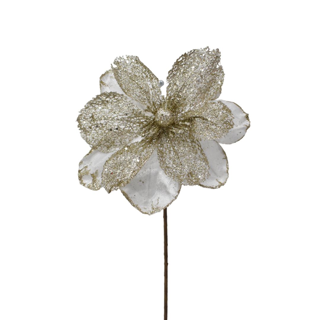 Flor Navideña Artificial 25 cm – Ref. XQ12852255