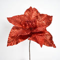 Flor Navideña Artificial 33 cm – Ref. AZ223R