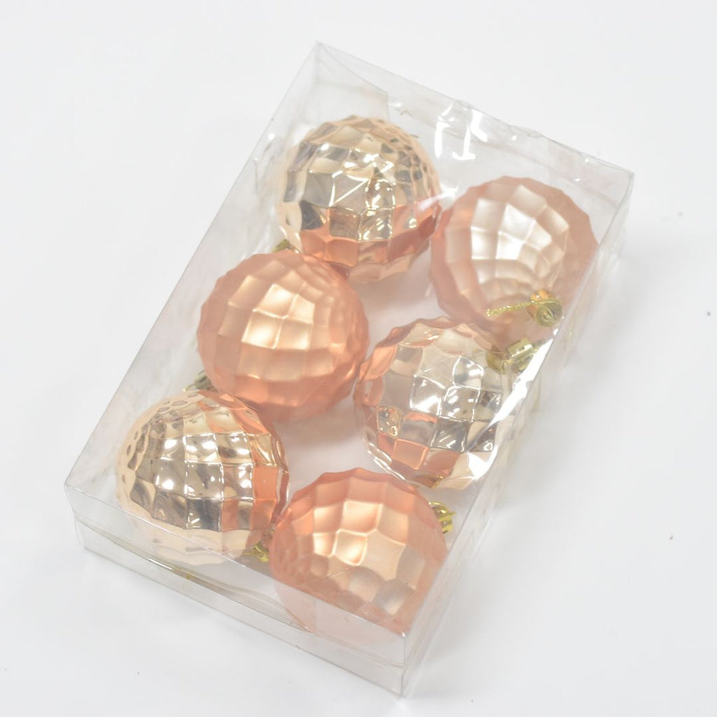 Bolas Navideñas set x6 7 cm – Ref. AZ168 (vista 3)