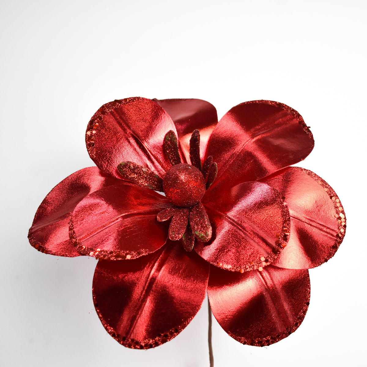 Flor Navideña Artificial 32 cm – Ref. AZ226R