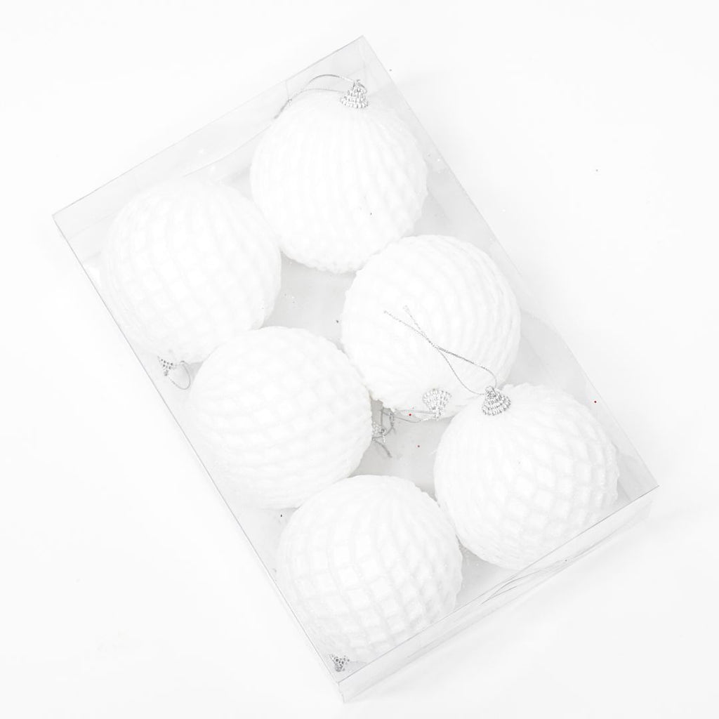 Bolas Navideñas set x6 10 cm – Ref. AZ065 (vista 3)