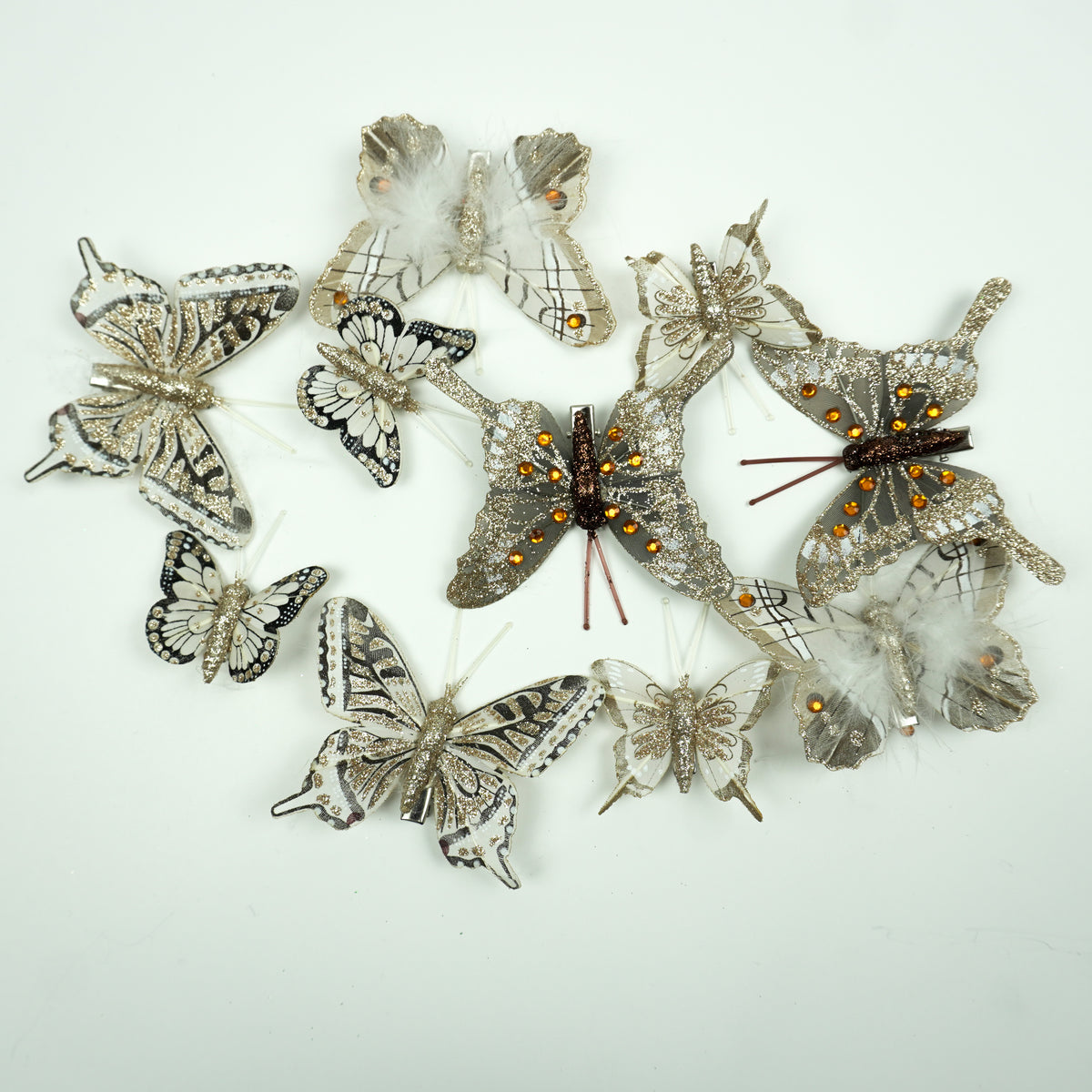 Mariposas Decorativas set x10 8 cm – Ref. A20163 (vista 2)