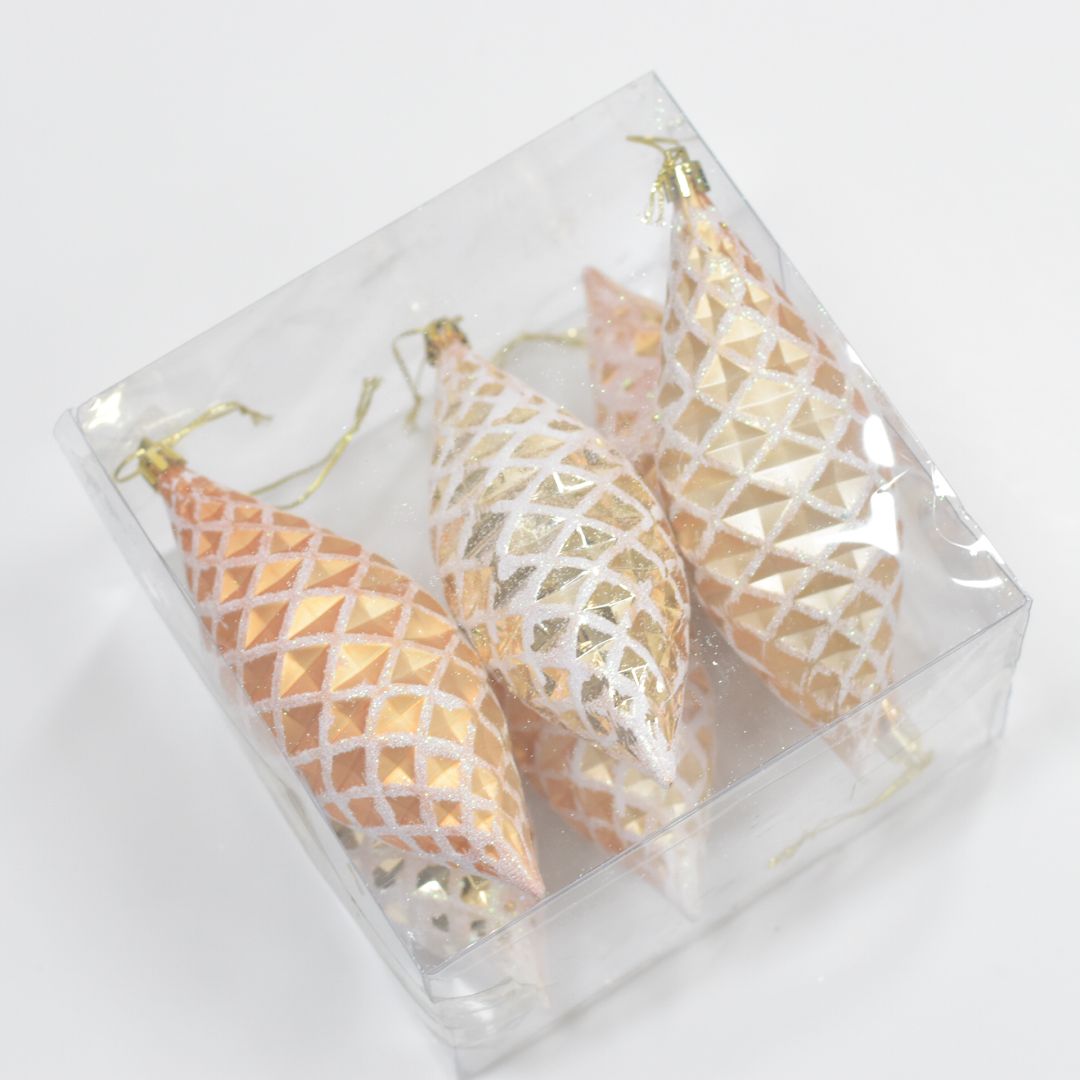 Bolas Navideñas set x6 8 cm – Ref. AZ154 (vista 3)