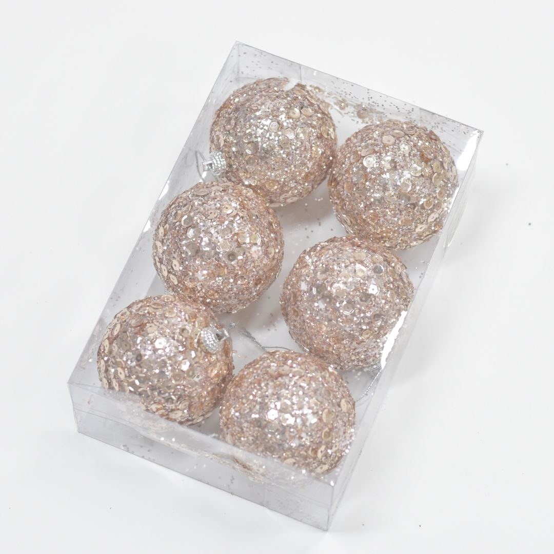 Bolas Navideñas set x6 8 cm – Ref. AZ057 (vista 3)