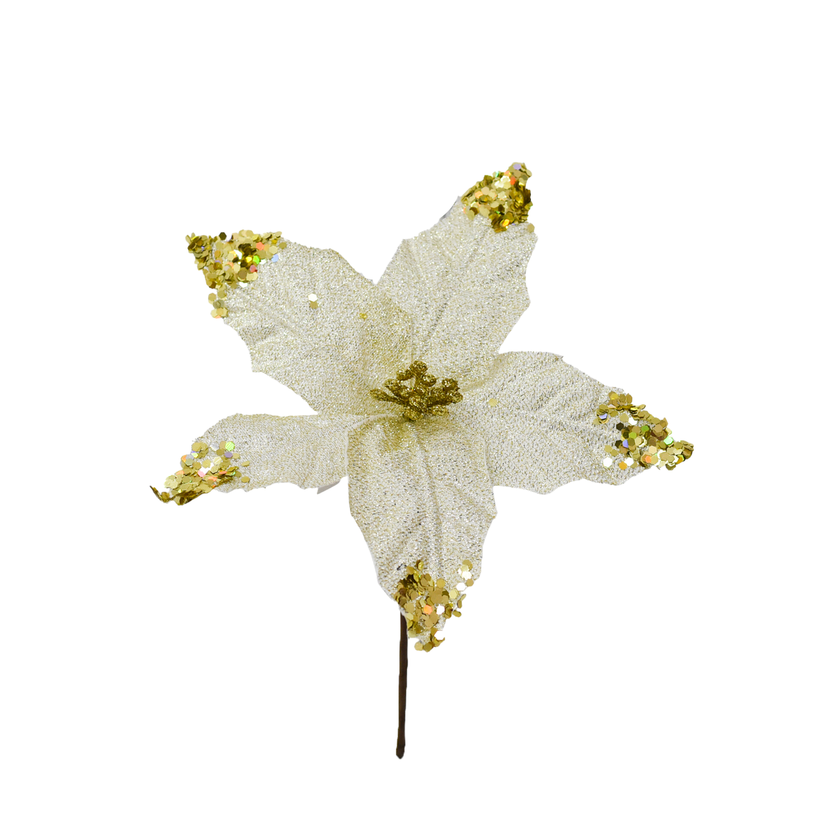 Flor Navideña Artificial 20 cm – Ref. AMX0441869B