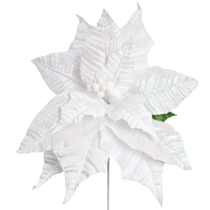 Flor Navideña Artificial 60 cm – Ref. AZ208B