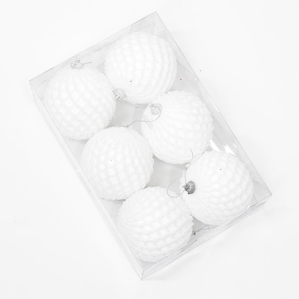 Bolas Navideñas set x6 8 cm – Ref. AZ064 (vista 3)