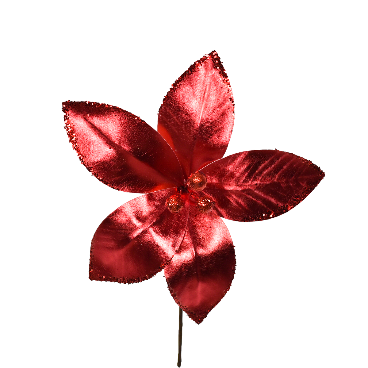 Flor Navideña Artificial 22 cm – Ref. AMX0442182A