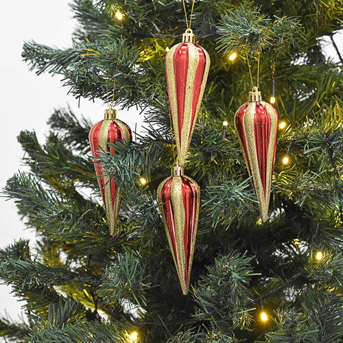 Bolas Navideñas set x4 12 cm – Ref. AZ084