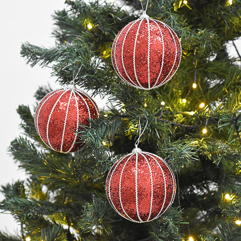 Bolas Navideñas set x6 10 cm – Ref. AZ072 (vista 2)