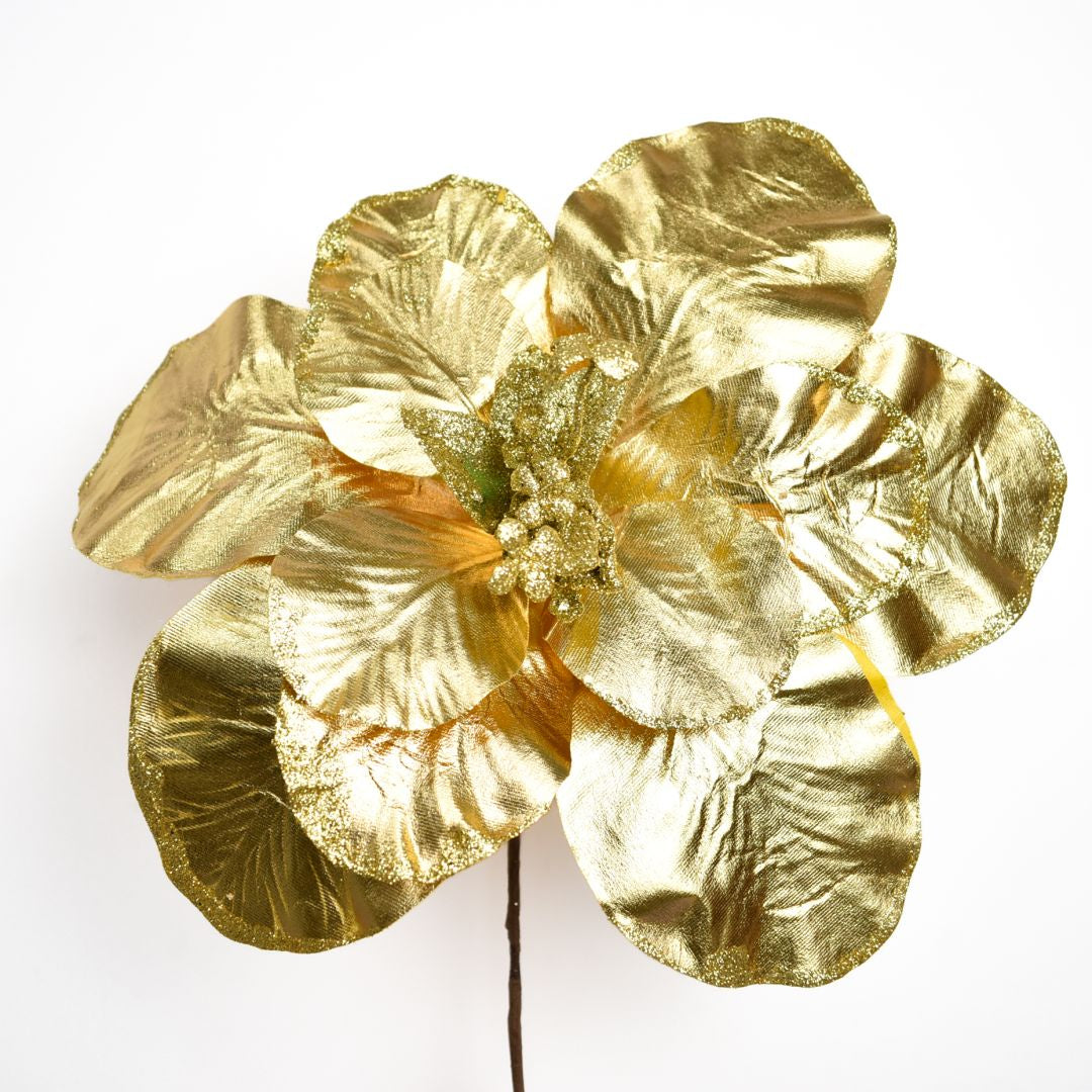 Flor Navideña Artificial 31 cm – Ref. AZ214D