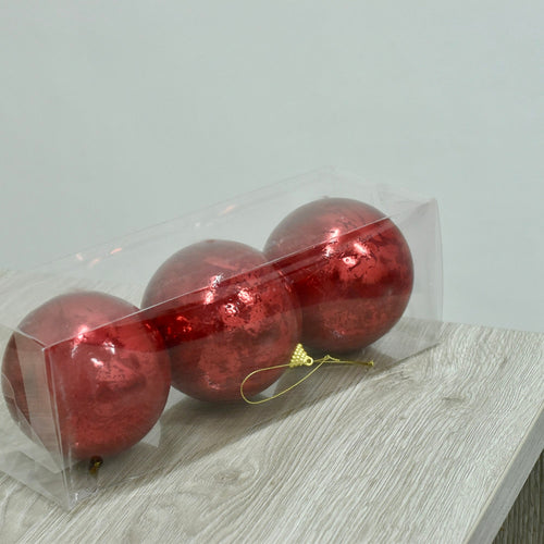Bolas Navideñas Set x3 10 cm