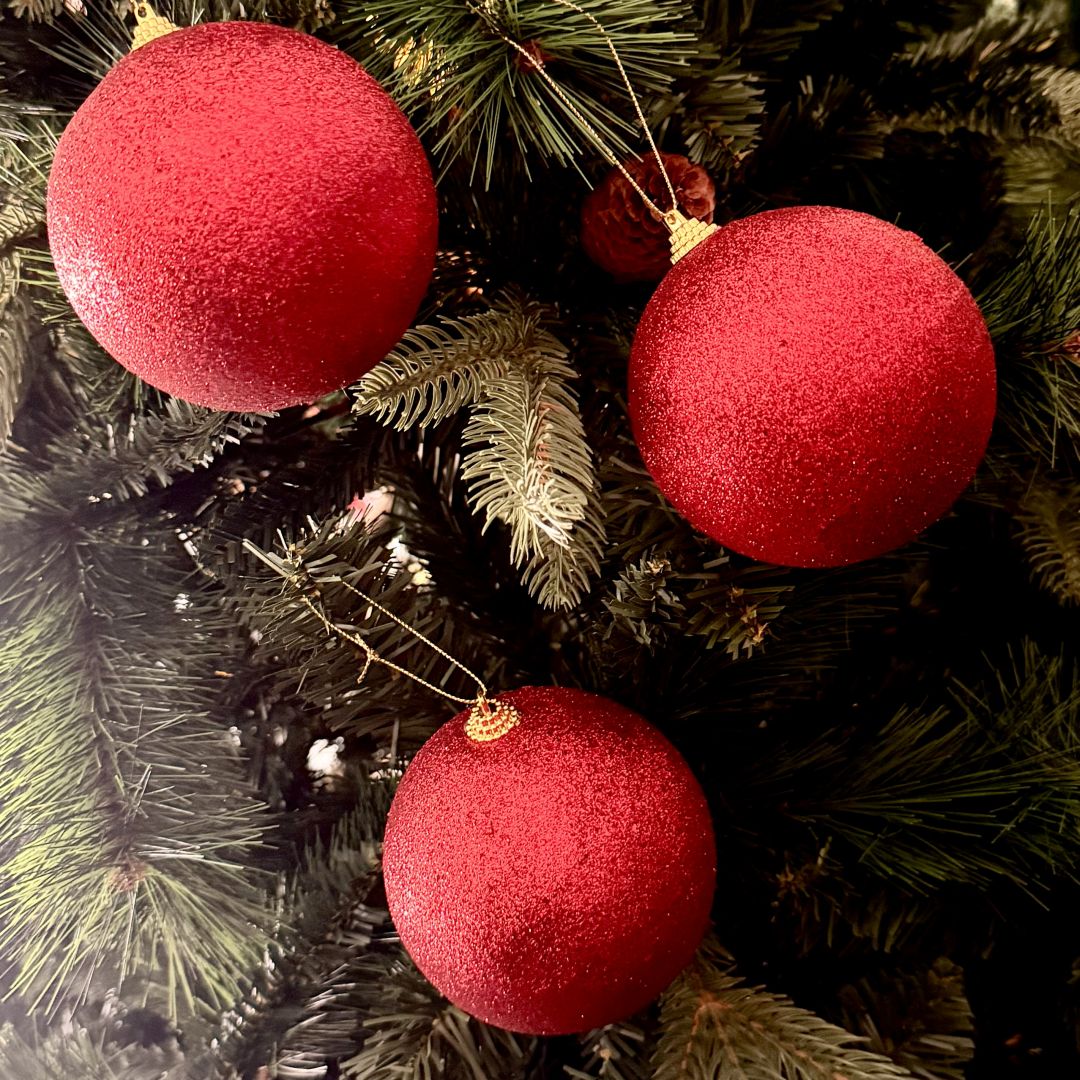 Bolas Navideñas Set x3 10 cm