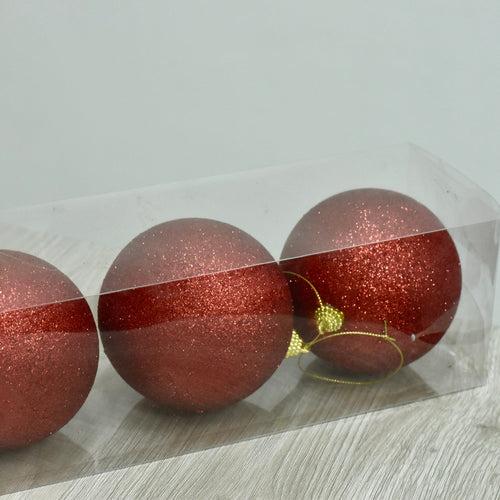 Bolas Navideñas Set x3 10 cm